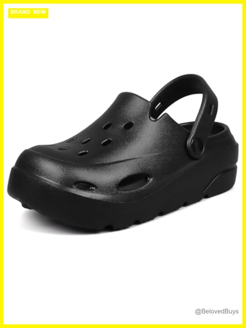 Women's Cushioned Slip-On Garden Clogs Non-Slip Waterproof EVA Nurse Sandals